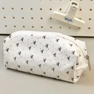 White Bow-Shaped Pencil Case for Women 8 S421225b4e36b4c47b49d067da6c7a177K
