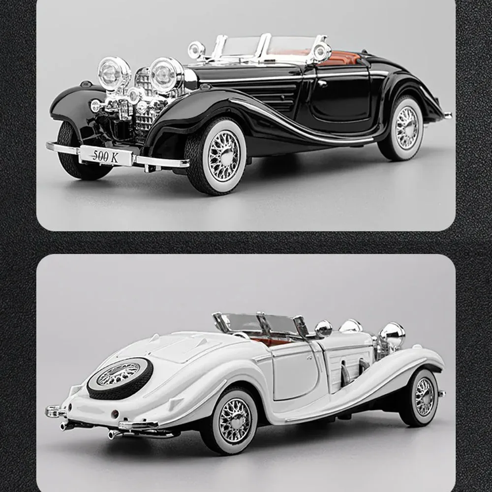 1:32 Scale Benz 500K Alloy Model with Sound 6 1:32 Scale Benz 500K Alloy Model with Sound - Image 6