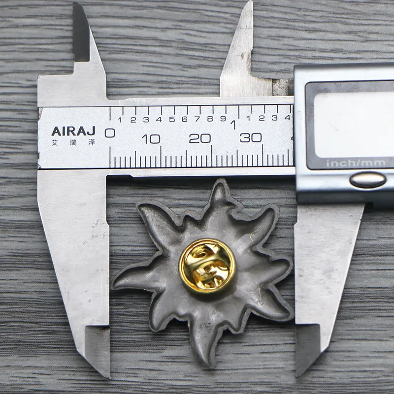 Retro Elegant Edelweiss Badge Pin 5 Retro Elegant Edelweiss Badge Pin - Image 5