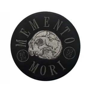 MEMENTO MORI Skull Patch with Embroidery 8 S42249e641d9840bfaa245fc98db86ec0y 2