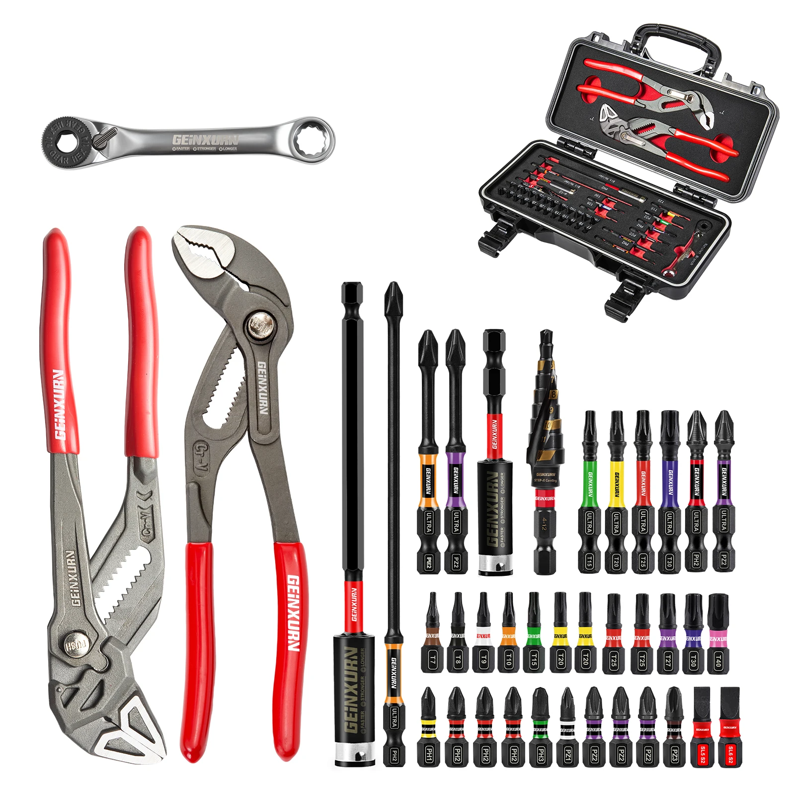 39-Piece Heavy-Duty Toolset in Black Toolbox 1 39-Piece Heavy-Duty Toolset in Black Toolbox