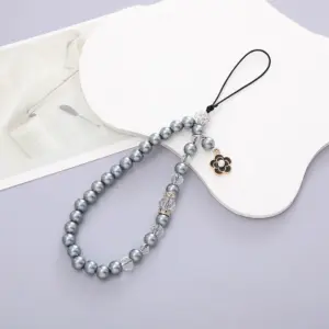 Silver and Black Beaded Heart Keychain 16 S422dd7f3969d4c299fa37803d4d9a5c6P 2