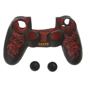 Yellow and Black PS4 Controller Silicone Cover 12 S42543f84c0784ec49d8ffb41795206ae5