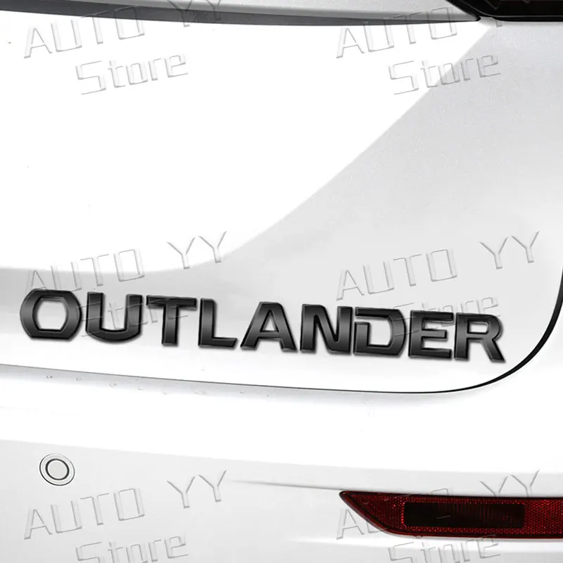OUTLANDER 3D Metallic Car Decal for Mitsubishi 5 OUTLANDER 3D Metallic Car Decal for Mitsubishi - Image 5