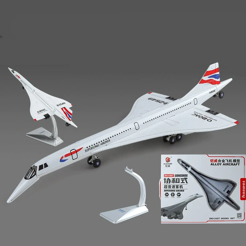 Concorde 1:168 Scale Diecast Model Aircraft 8 Concorde 1:168 Scale Diecast Model Aircraft - Image 8