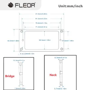 LP-Style Guitar Humbucker Pickup Mounting Rings Set 12 S42bd2d7f2ea649ac88aff43271c84c04e