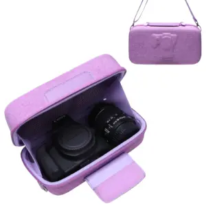 Vibrant Purple DSLR Camera Case for Canon EOS Rebel T7 9 S42c773a38ba04d52a1ce34f4797be7ebE