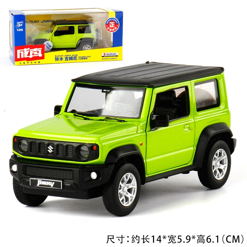 Vibrant Green Suzuki Jimny Diecast Model 1:26 7 Vibrant Green Suzuki Jimny Diecast Model 1:26 - Image 7