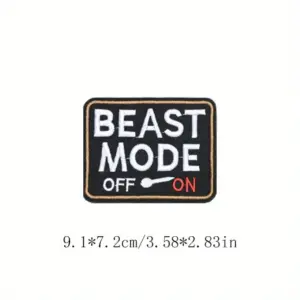 Beast Mode On Patch for Apparel and Gear 8 S42eab0291a1f439b902f24b101a8cb53G