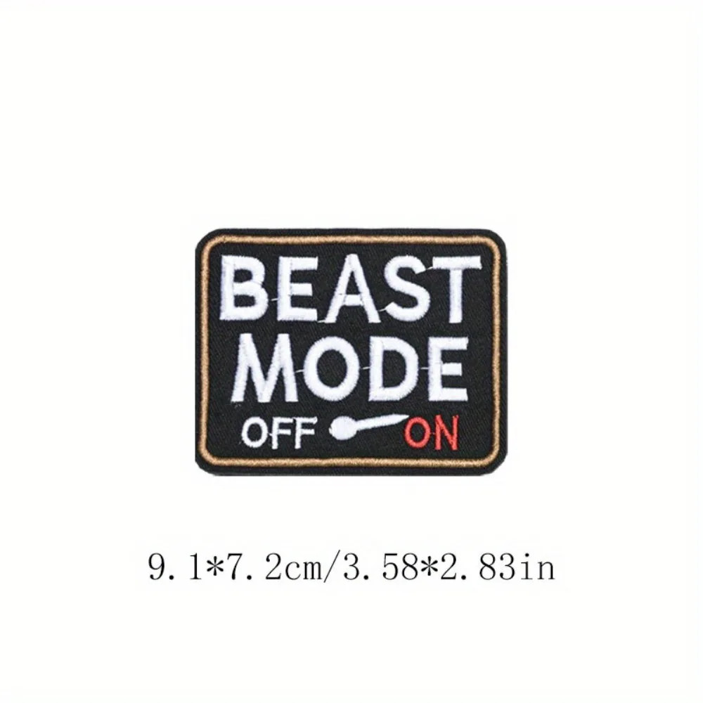 Beast Mode On Patch for Apparel and Gear 3 Beast Mode On Patch for Apparel and Gear - Image 3