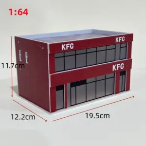 Miniature Modern McDonald's Restaurant Model in 1:64-150 18 S430330c40e9c4984b501383e705c790c9