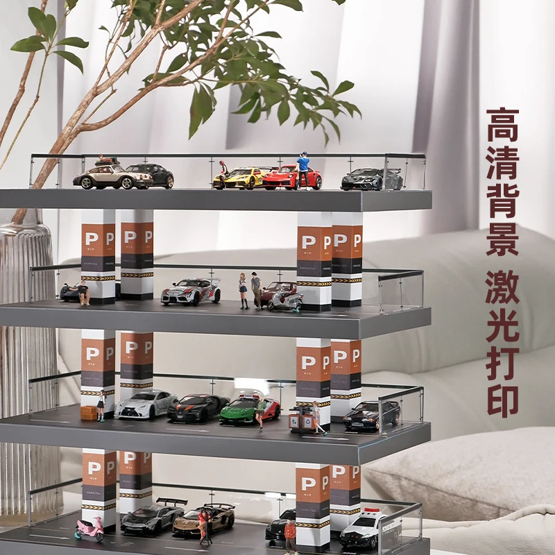 1:64 Scale Miniature Parking Lot Model 3 1:64 Scale Miniature Parking Lot Model - Image 3