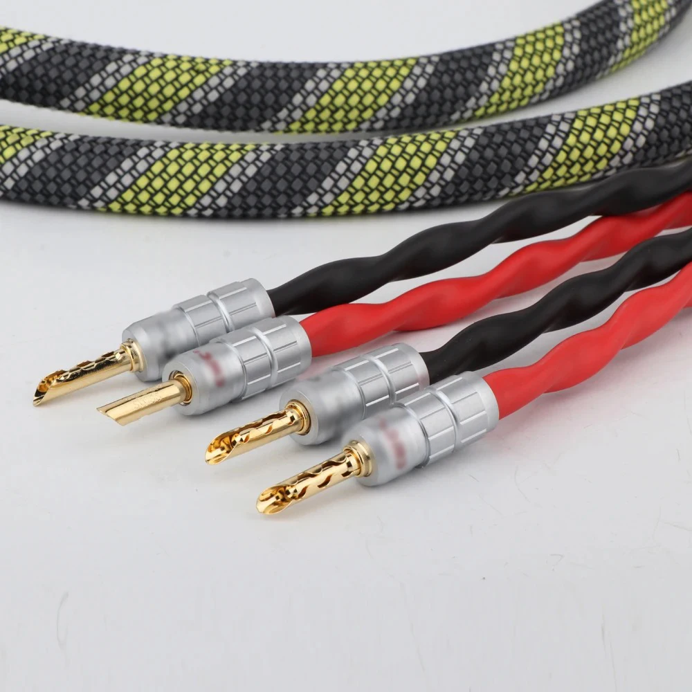 LS-180 OCC Silver Speaker Cable with BFA Plugs 4 LS-180 OCC Silver Speaker Cable with BFA Plugs - Image 4