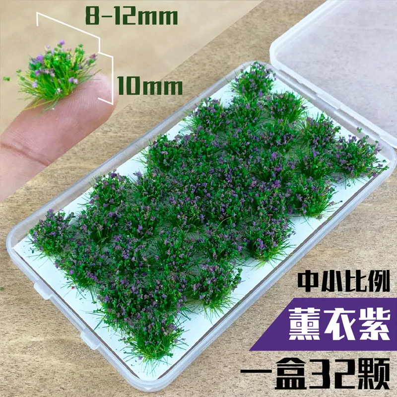 Miniature Flower and Grass Clusters Set – 32 Pieces 7 Miniature Flower and Grass Clusters Set – 32 Pieces - Image 7
