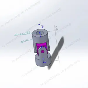 Brass Universal Joint Set for RC and Robots 7 S4349b2d8a09240e3879e3f4c1128c1b1Q