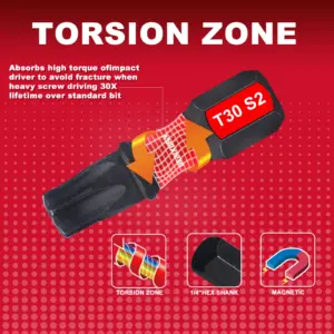 Impact Magnetic Torx Bit Set for Professionals 10 S434b81306b1d40f1ab240e2f66152e5ca