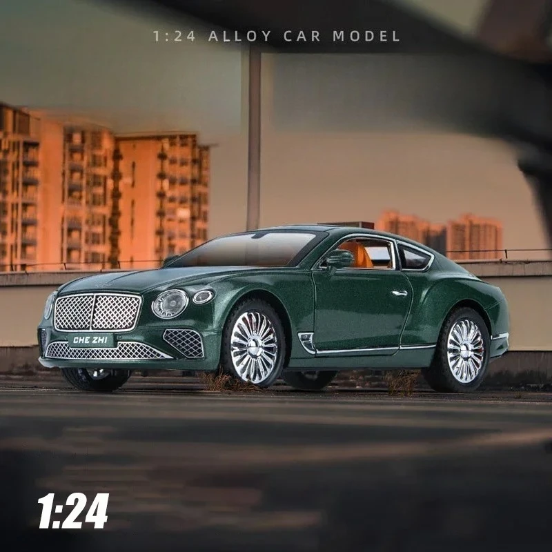 White 1:24 Bentley Continental GT Diecast Model 3 White 1:24 Bentley Continental GT Diecast Model - Image 3