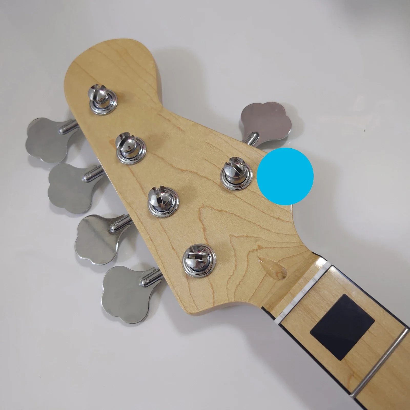 Maple 5-String Bass Neck with Locking Tuners 6 Maple 5-String Bass Neck with Locking Tuners - Image 6