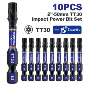 Impact Magnetic Power Bits Set for Industrial Use 18 S439658f662e3473bb3fa67edd4df9dfdb