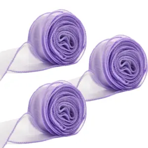 Pastel Silk Ribbon Crafting Set - 3 Rolls 18 S43996532dcb449639777df3398866331X