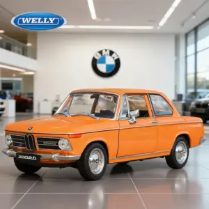 White BMW 2002Ti 1:24 Scale Diecast Model 13 S43a1c6624ce740deb3fcb9c73187fbb61