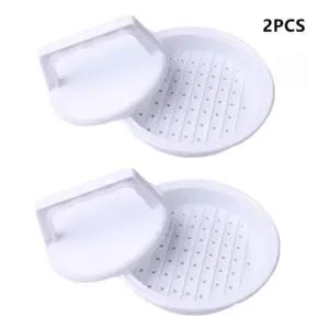 White Plastic Burger Press for Perfect Patties 14 S43dde60aca3e45599a61825db9f6f830z
