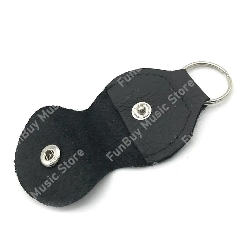 Leather Guitar Pick Holder with Keyring 5 Leather Guitar Pick Holder with Keyring - Image 5