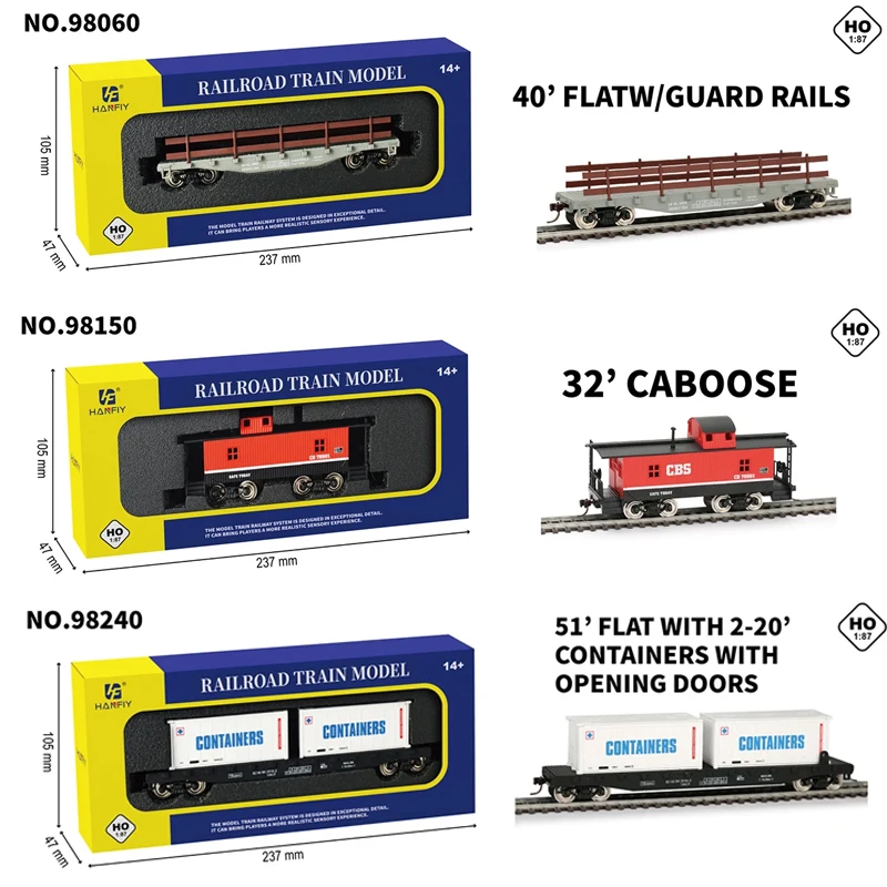 HO Scale 1/87 Metal Model Train Set 5 HO Scale 1/87 Metal Model Train Set - Image 5
