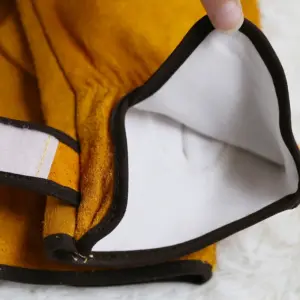 Bright Yellow Cowhide Safety Gloves for Hand Protection 9 S441edcdfda694b2eb2dbac225f9f7f20G