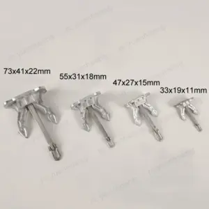 Metal Alloy RC Boat Anchor in Multiple Sizes 11 S446c254a31524c5586e9735182b4603cW