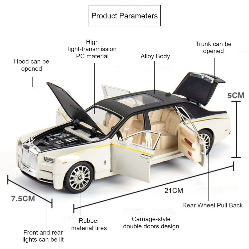 Spectre Phantom Car 1:24 Scale Model 2 Spectre Phantom Car 1:24 Scale Model - Image 2