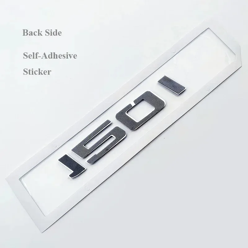 BMW Chrome Trunk Badge Sticker for Models 2008-2023 4 BMW Chrome Trunk Badge Sticker for Models 2008-2023 - Image 4