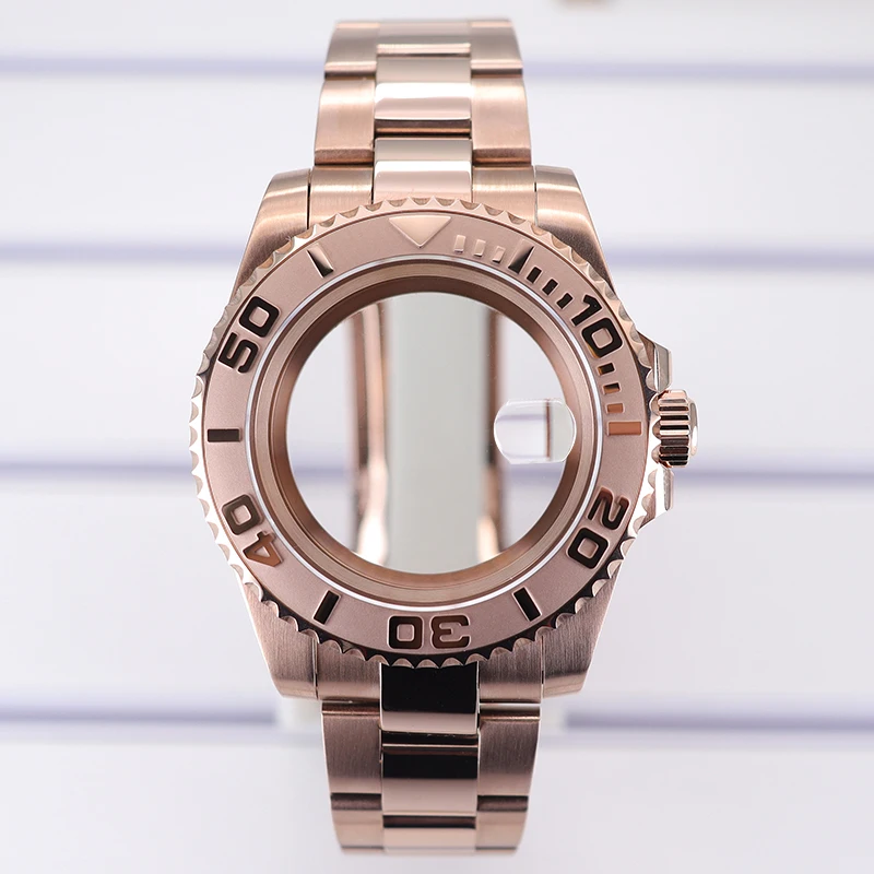 40mm Rose Gold Stainless Steel Watch Case Model RG4040 8 40mm Rose Gold Stainless Steel Watch Case Model RG4040 - Image 8