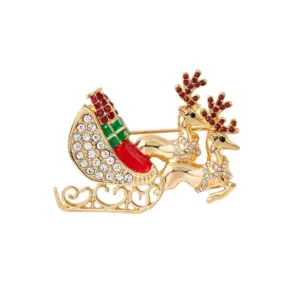 Festive Christmas Elk Brooch in Metallic Finishes 16 S44bd56b5be4146429a0aaaa8f9c23c0ao
