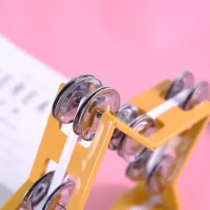 Colorful Five-Pointed Star Children's Tambourine 11 S44c814e3693a465c85c099fe43d26c958