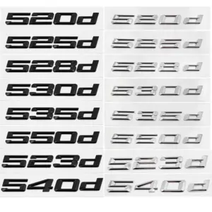 BMW 5 Series ABS Rear Trunk Emblem Badge 11 S44cc9e1e60c742f68ddc580f912007bbl