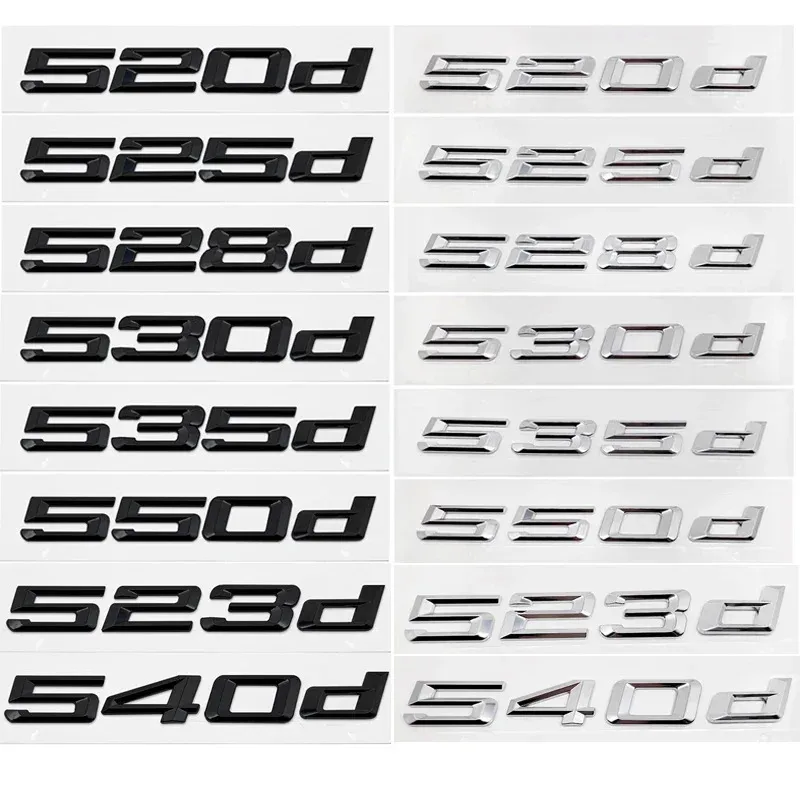 BMW 5 Series ABS Rear Trunk Emblem Badge 2 BMW 5 Series ABS Rear Trunk Emblem Badge - Image 2