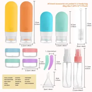 16-Pack Silicone Travel Bottle Set with Case 7 S44d840fa2aa64d78aa5737879124b914G