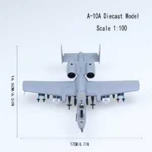 1/100 Scale A-10A Aircraft Model Display 7 S44dd9efc345a45f68ade71a81c29b4eeY