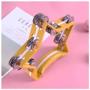 Colorful Five-Pointed Star Children's Tambourine 10 S44e5b934295a43d683150d4094386bd4o