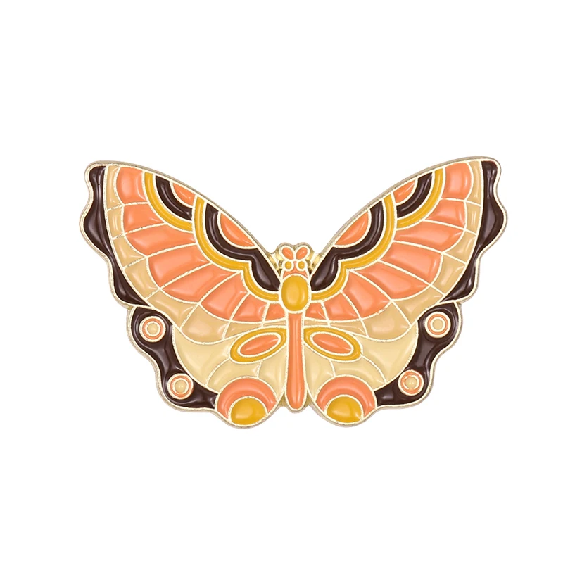 Colorful Butterfly & Moth Enamel Pin Collection 10 Colorful Butterfly & Moth Enamel Pin Collection - Image 10