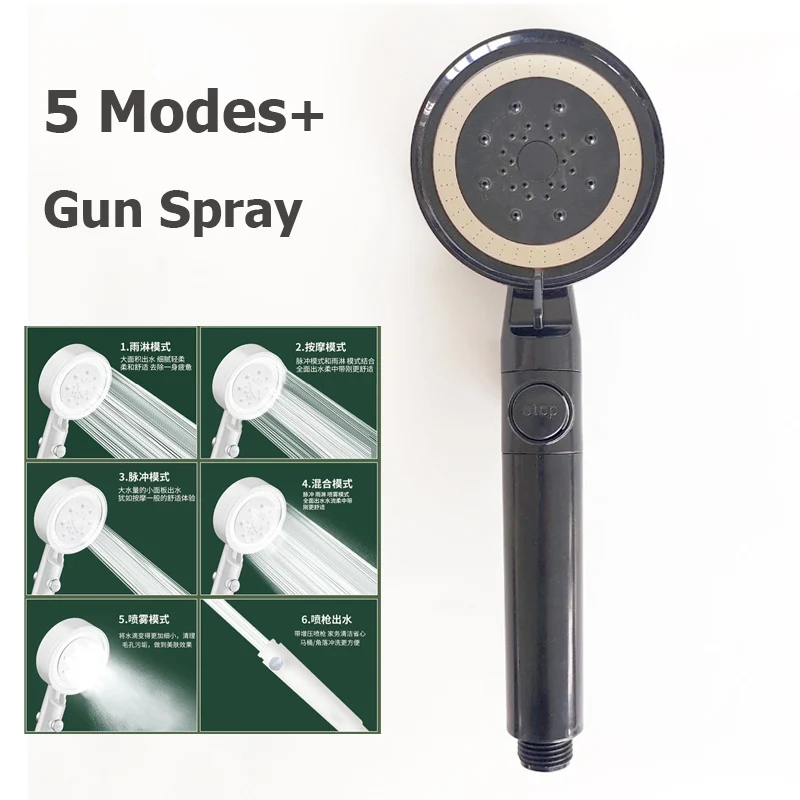 230mm Rainfall Showerhead with 6 Modes 7 230mm Rainfall Showerhead with 6 Modes - Image 7