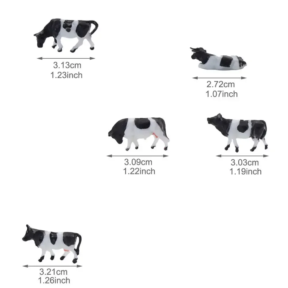 Miniature Holstein Cows for Model Layouts 4 Miniature Holstein Cows for Model Layouts - Image 4