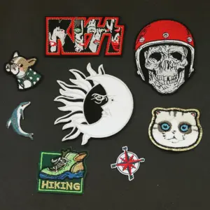 Vibrant Eco-Friendly Iron-On Patch Set