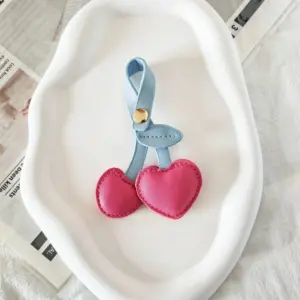 Cherry-Themed Leather Keychain for Women 17 S44f7f9e0a2d24019ae5ee1fdab797db2V