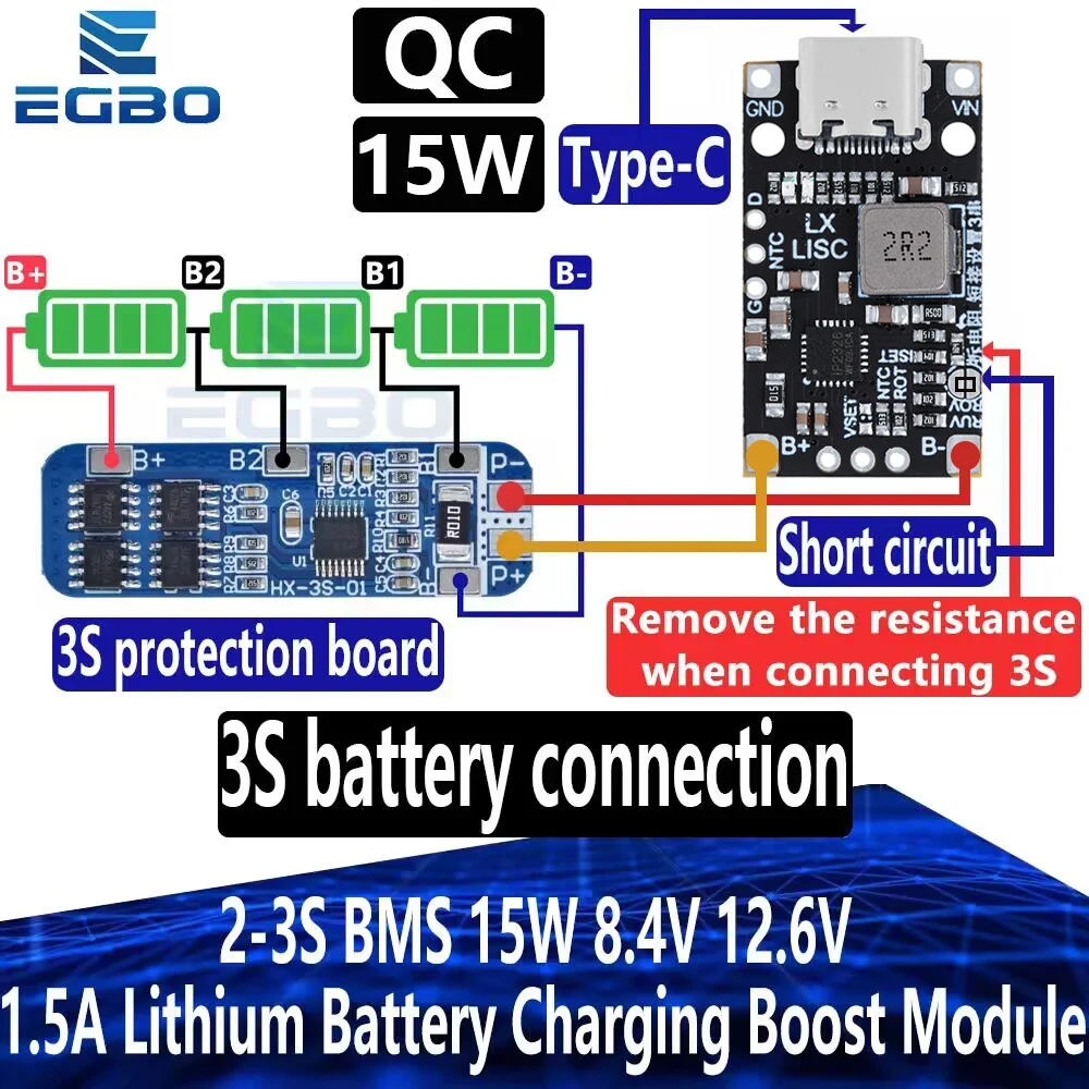 2S/3S Lithium-Ion Battery Charger Module 3 2S/3S Lithium-Ion Battery Charger Module - Image 3