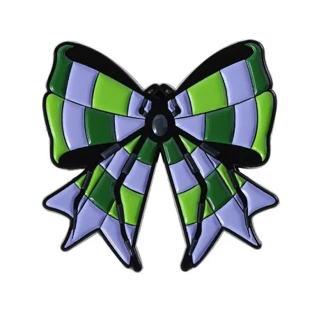 Gothic Dark Bow Brooch with Skull Motifs 8 Gothic Dark Bow Brooch with Skull Motifs - Image 8