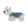 Scottish Terrier Retro Texture Dog Brooch