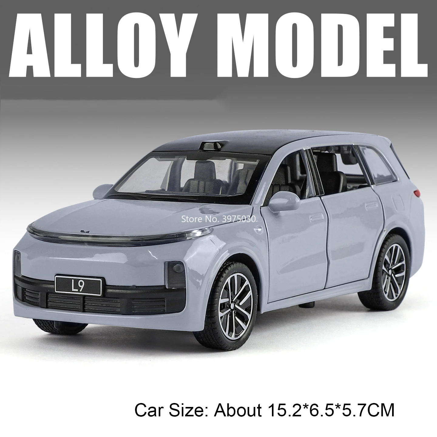 1:32 Scale Diecast Car Model with Lights 9 1:32 Scale Diecast Car Model with Lights - Image 9