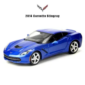 White 1:24 Diecast Chevrolet Corvette Model 17 S45838114ffe14b13b1f806a073b10470Q